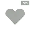 Heart-shaped grey