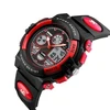3 black red