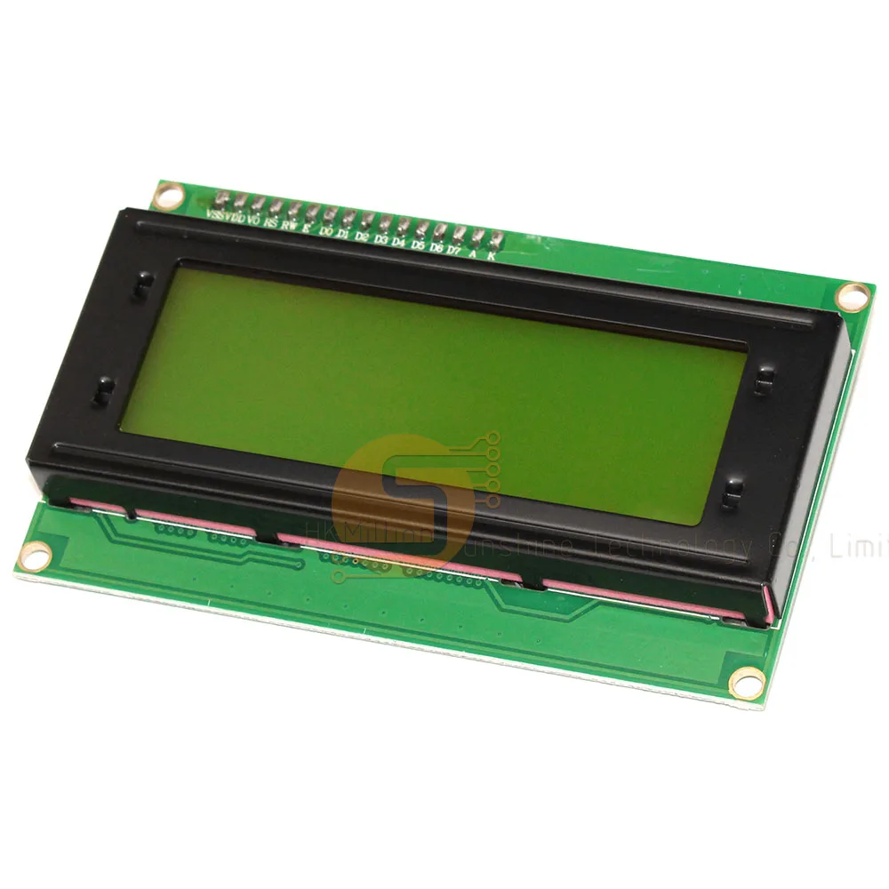 2004A LCD Screen J204A Character Display LCD Module 204 5V LCD/LCM Yellow-Green Screen