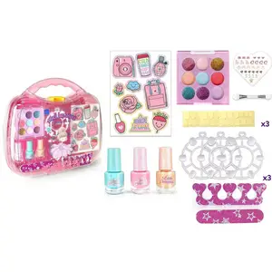 EPT Pretend Makeup Beauty Play Set Toys Non-toxic Set Kids Makeup Sets for Girl Party Cosmetic Toys