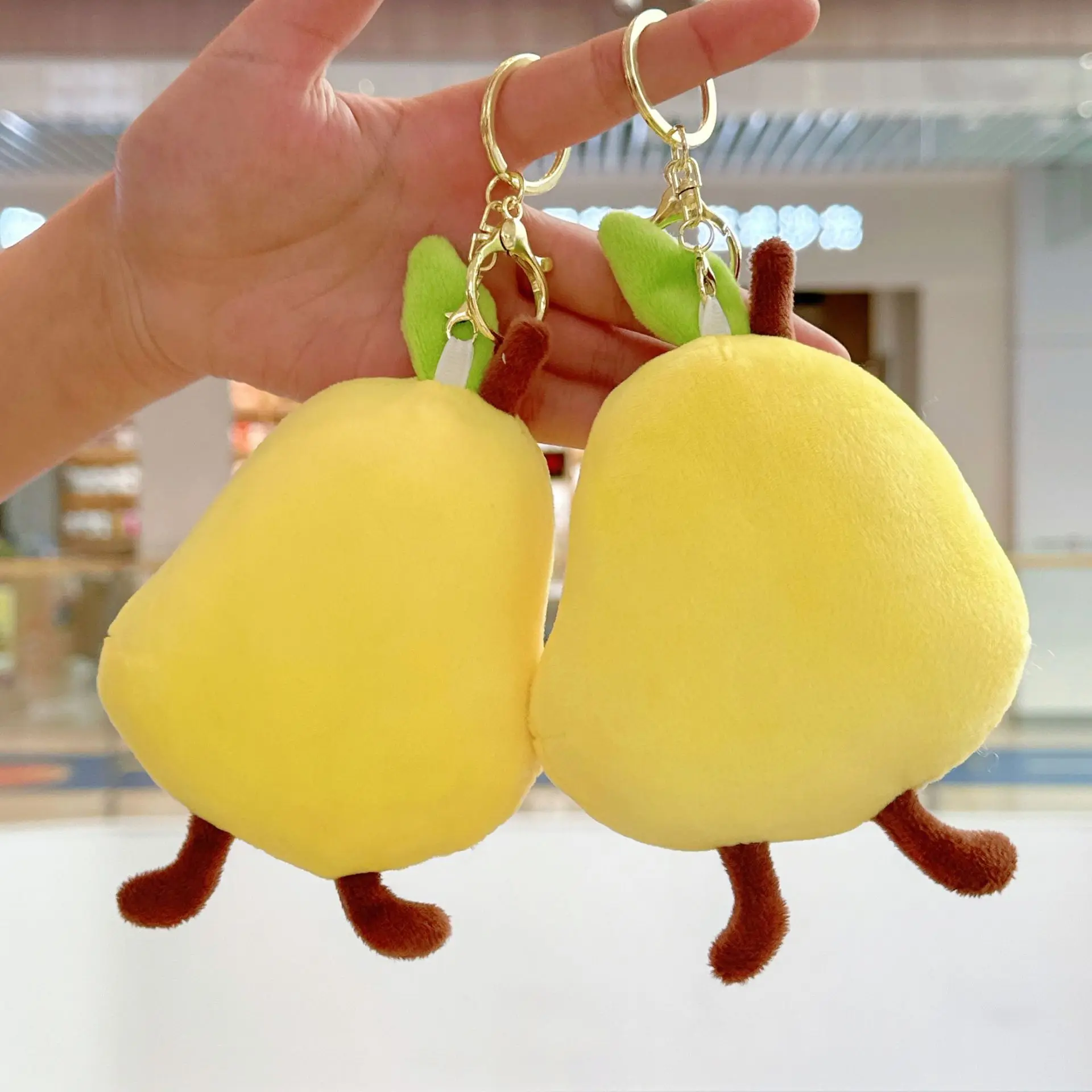 シミュレーションフルーツぬいぐるみ梨人形ペンダントクリエイティブ