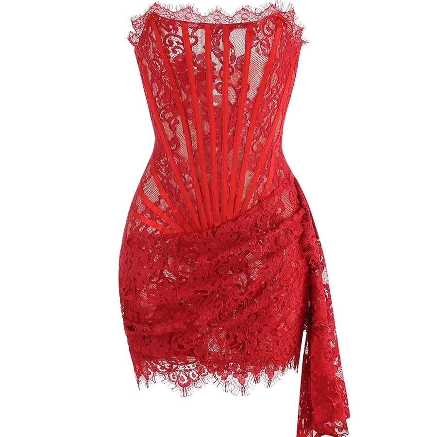 Shop Sb2612 Kimshein Fashion Christmas Clothing - Mini Dresses