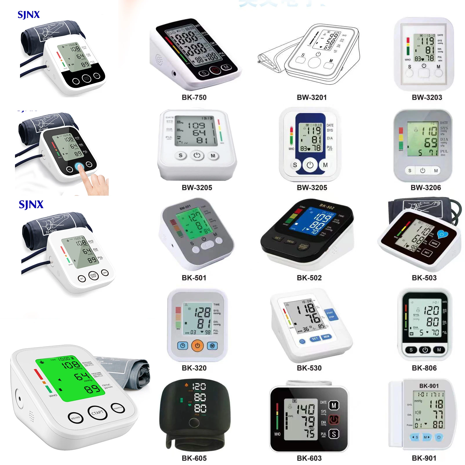 Professional Blood Pressure Monitor Manufacturer Smart Portable