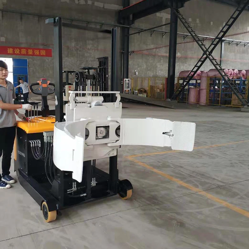 Lifting Stacker Used to Roll Paper Gripper Forklift with Rotating Clamp