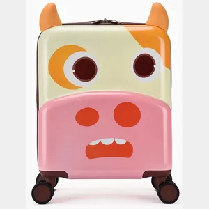 Hot Sale Kids Suitcase 16 Inch Custom Pattern Luggage Travel Suitcase Custom Cartoon Pattern Luggage kids