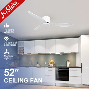 1stshine Ceiling Fan Low Profile Energy Efficient Flush Mount Ceiling Fan with Remote