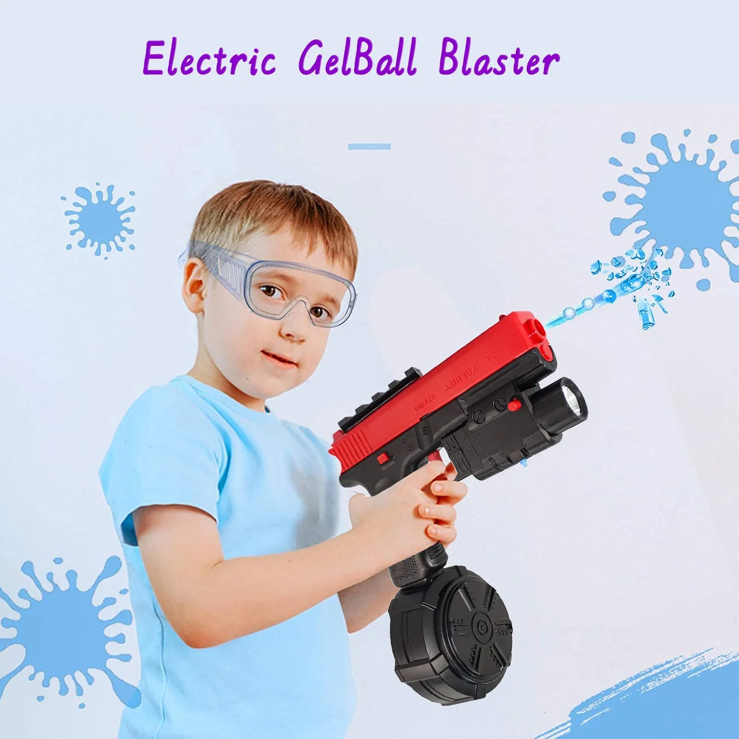 Christmas Gifts Toy Guns Rechargeable Water Gel Splatter Ball Blaster