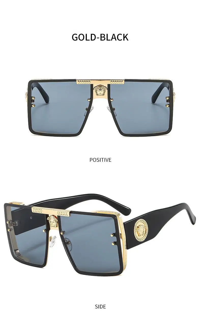 Brand Sunglasses Super Luxury Sunglasses Women's Oversized Glasses Men