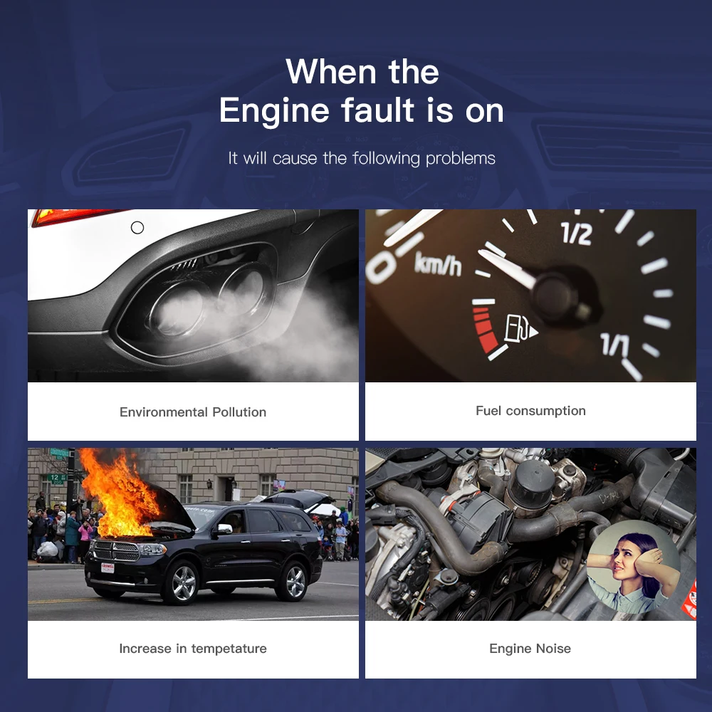 Vdiagtool VD10 OBD2 Scanner Car Code Reader EOBD OBD2 Scan Tool Check Engine Fault Code Read PK CR3001 319 ELM327 AD310