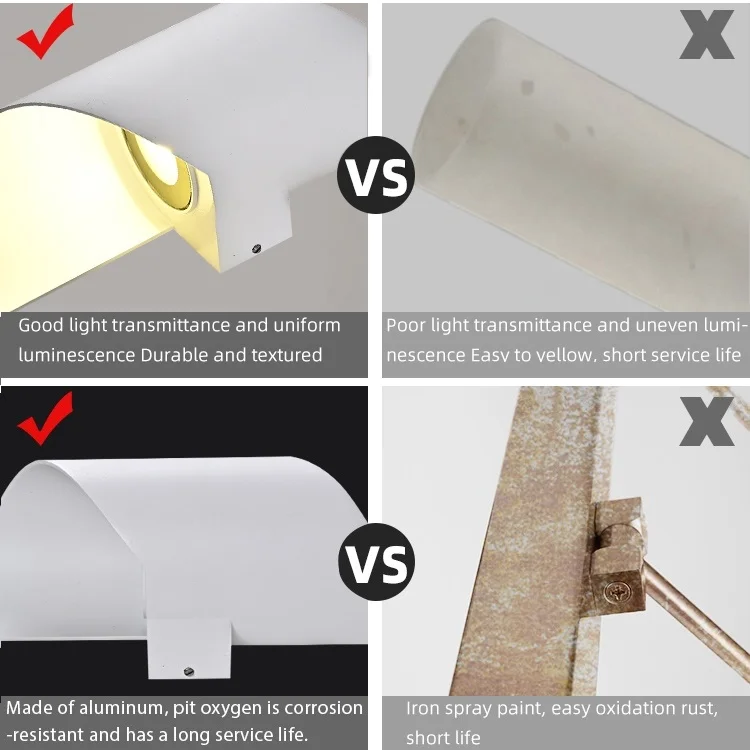 New Design Good Quality Aluminum Housing Ip65 Outdoor Waterproof Indoor 9w Led Wall Lighting