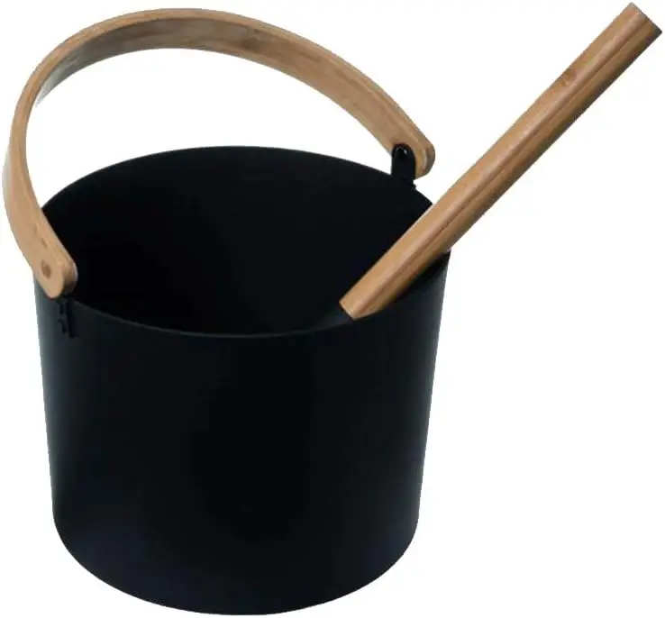 White Sauna Bucket Set Overview