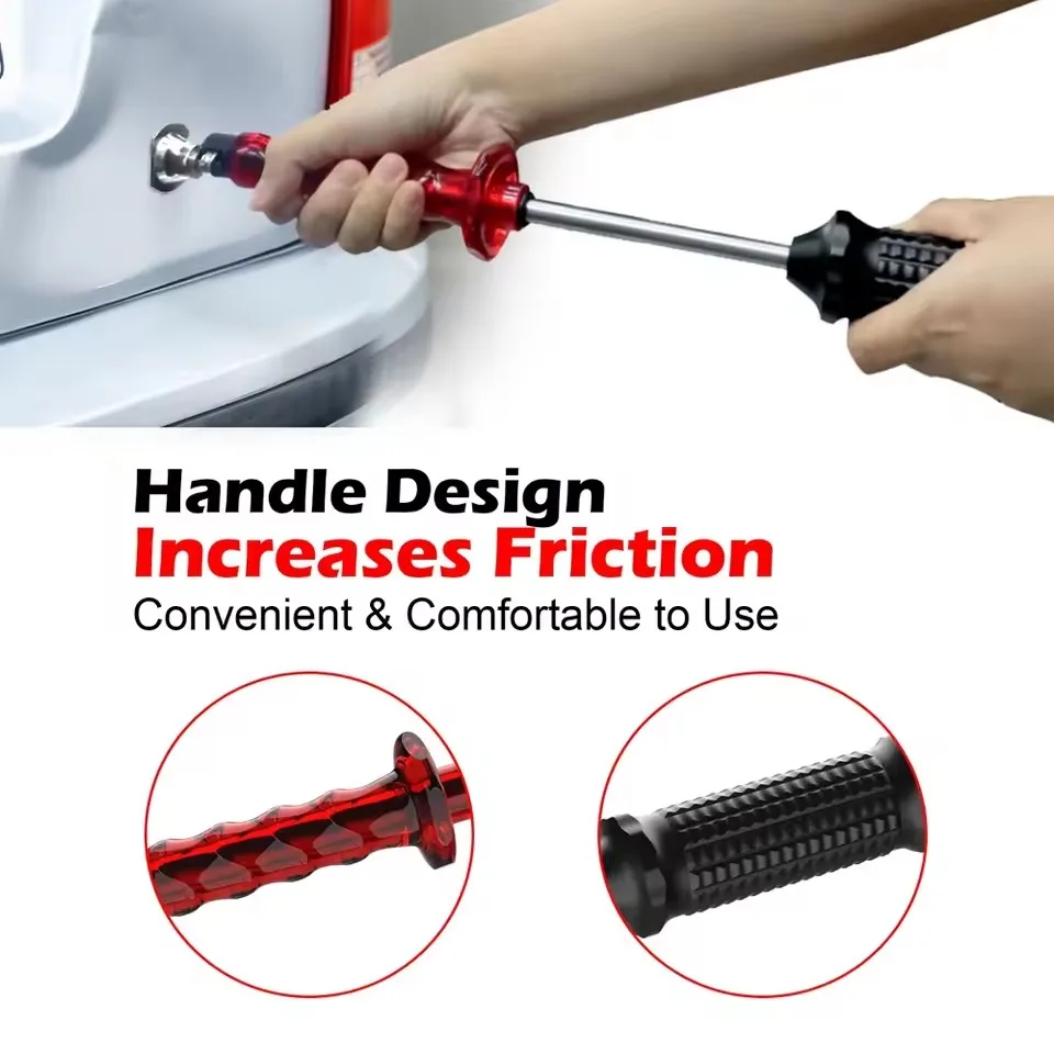 WOYO PDR100 Slide Hammer Dent Puller & Tab Set  Paintless Dent Repair Tools for Auto/Motor Car Dent Repair Kit Cold Glue Tab Kit