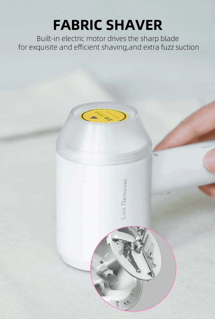 Pritech Usb Charging Cable Cordless Fabric Shaver Rechargeable Portable