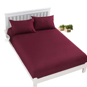 For Elastic Microfiber Hospital Use Durable All-Season Fitted Sheet 100% Polyester