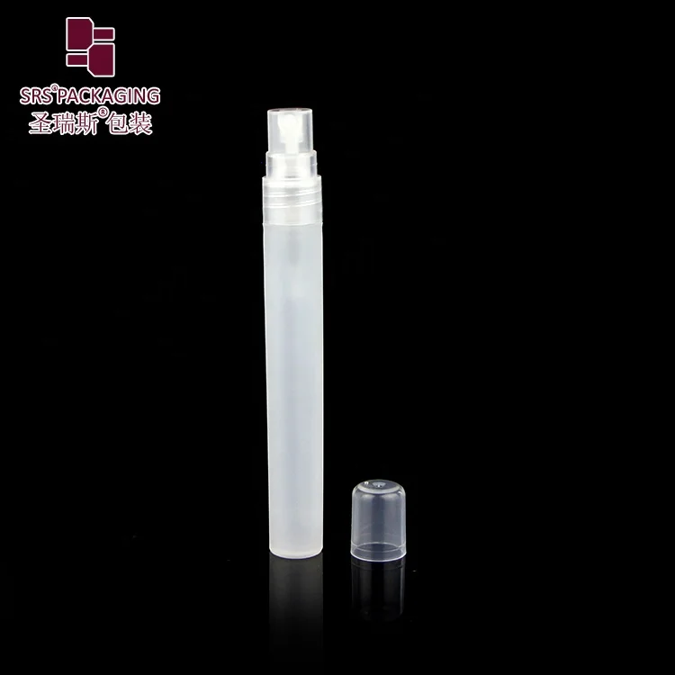 Natural Color PP Translucent Empty Plastic Perfume Spray Bottle Mini