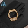 Gold moissanite