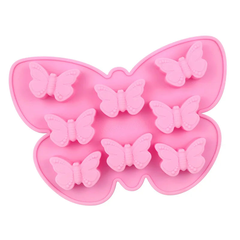 Handmade Butterfly Silicone Mold Food-Grade Reusable Eco-Friendly Chocolate Candy Resin Jewelry DIY Craft Baking Tool Kitchen supplier
