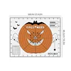 Tapete para amasar de calabaza de Halloween (eva 0,4 mm) 60*45 cm