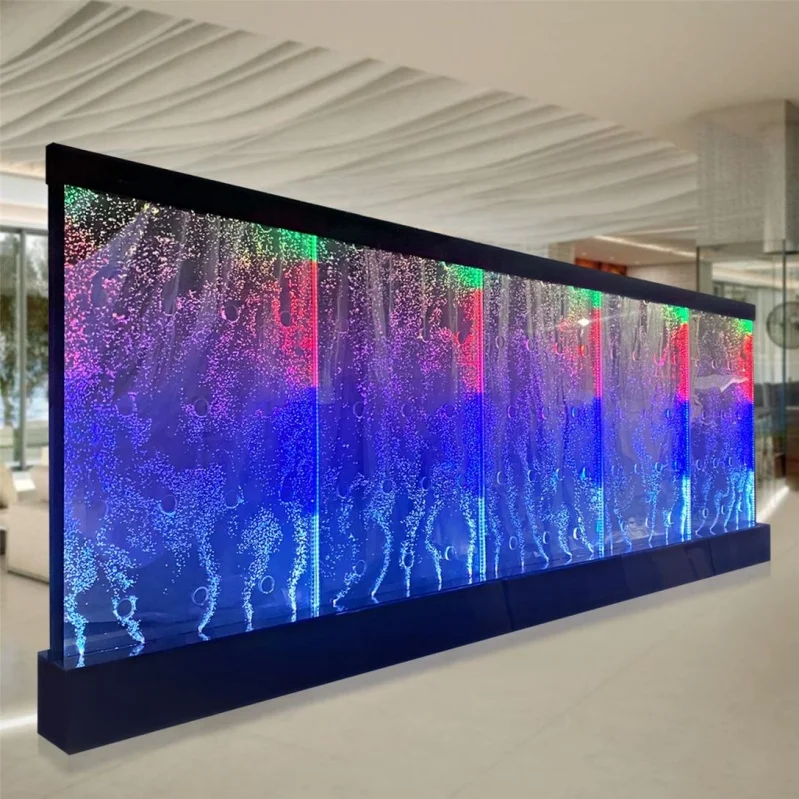 Custom Made Multi-Functional Acrylic Screens & Room Dividers Indoor Use Water Bubble Panel Divider Accept Custom Partition