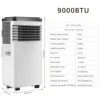 Aire acondicionado portátil de 9000 BTU con calefacción y refrigeración