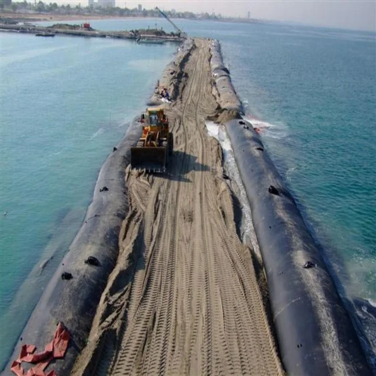 PP Woven Geotextile Tubes for Flood Control  Waste Control Water Geobag Dam Sludge Dewatering Geo Tubes