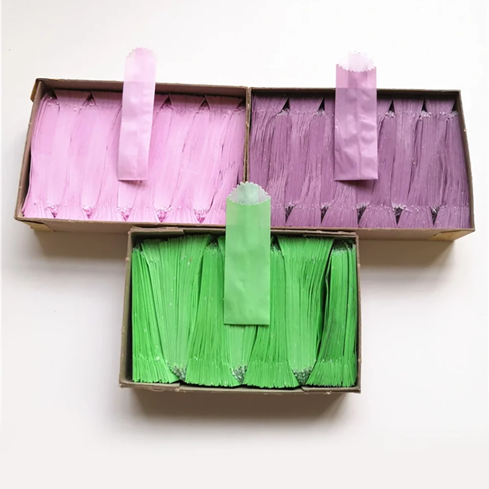 Custom Medium Glassine Paper Baggies Blue Wax Gassine Wax Stamp Coated