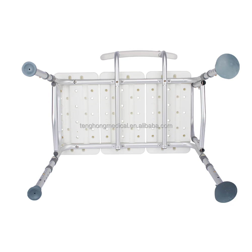 Medical Bath Tub Transfer Bench and Shower Chair with Adjustable Seat Height for Seniors and Handicapped
