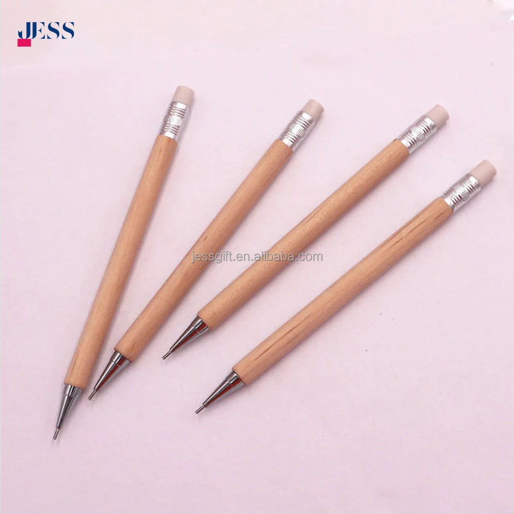 High Quality Automatic 0.5mm 0.7mm Natural Wood Luxury Mechanical