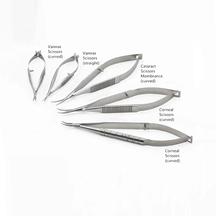 Cataract Set Titanium Cataract Surgery Instruments Set Ophthalmic Caliper Ophthalmic Micro Surgical Instruments Micro Scissors