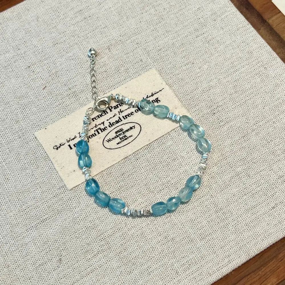KAKODIY 925 sterling silver jewelry natural shallow water millet bead chain bracelet detail 4