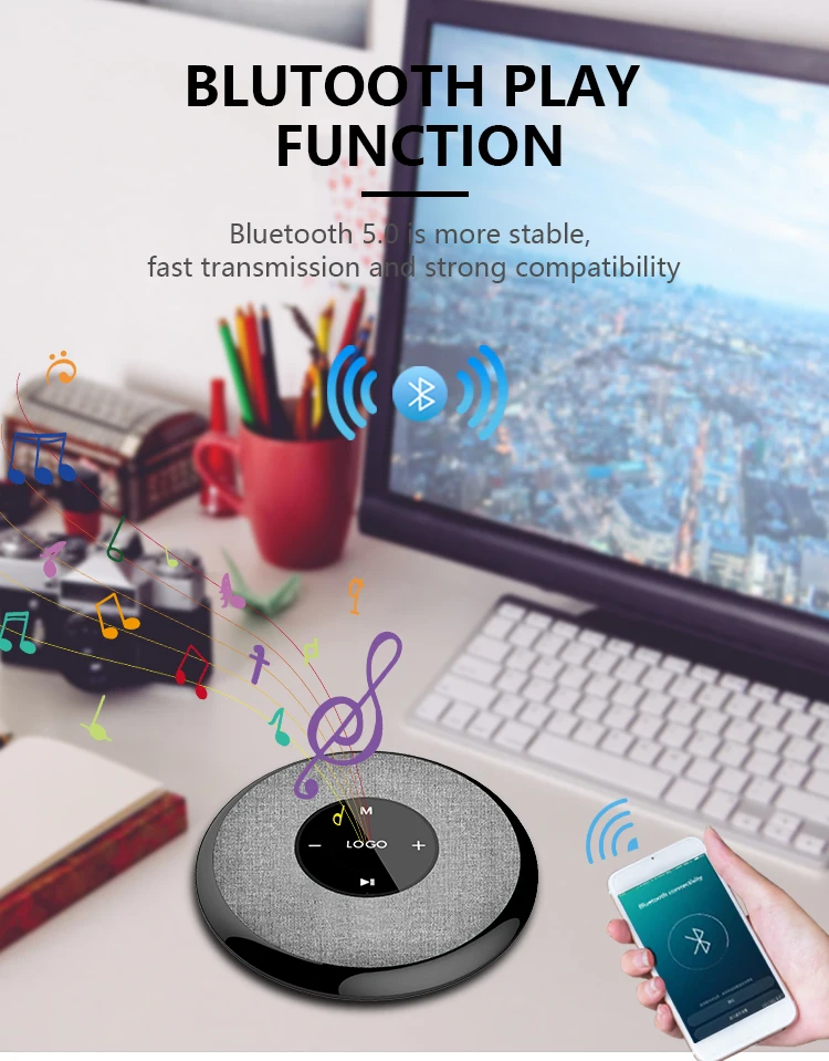Mini Portable Floating Levitating Waterproof Bluetooth Speaker For Mobile Phone - ANKUX.COM