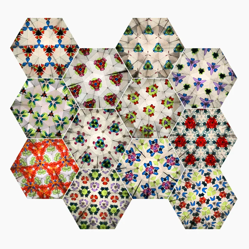 Оптовая продажа, мини-Вращающийся калейдоскоп, детские развивающие игрушки, волшебный калейдоскоп