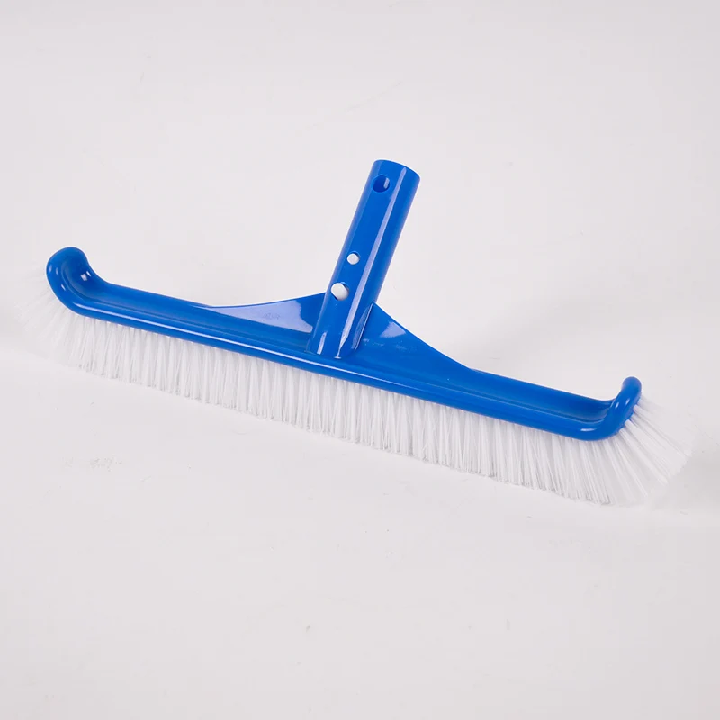 Pool Brush Head for Inground Pools Curved Edge for Corner Wall Tiles Steps Vinyl