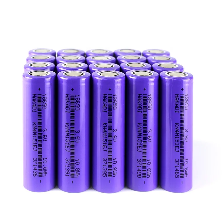 発電所用DIY 12.8Vパック用18650 3.7V3000mah大容量NMCリチウムイオン