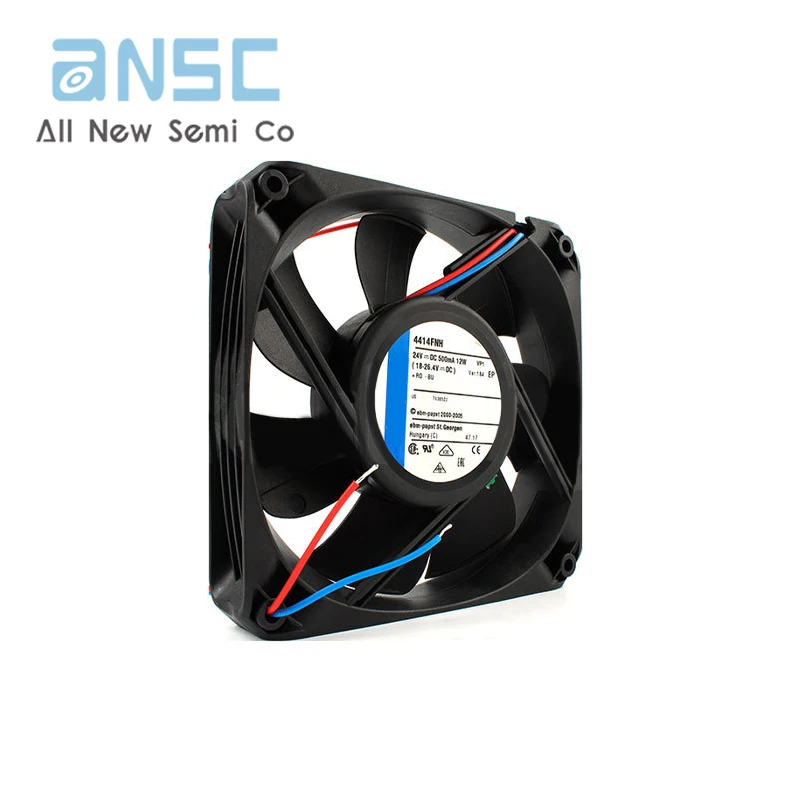 Original Axial flow fan 4414FNH 12025 24V 12W 0.5A 5400RPM High speed large air volume inverter Computer fan