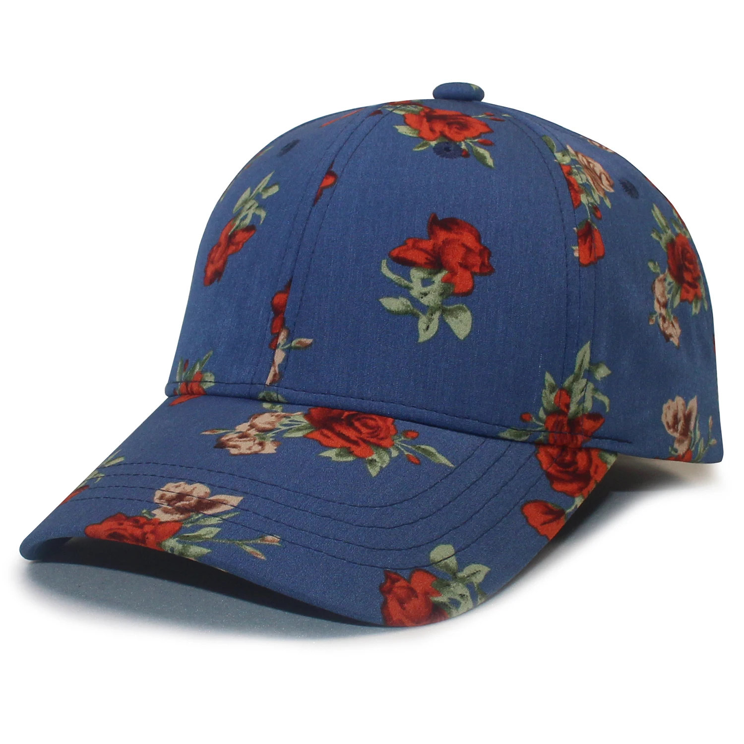 Women Men Unisex Checkered Twill Common 100% Cotton 6-Panel Adjustable Snapback Baseball Cap Four Seasons