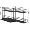 26.3*13.3*21cm spice rack under sink