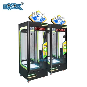 Customized Lucky 7 Arcade Coin-Operated Vending Game Machine Scissors Cut Prize Gift Machine with Digital Printing Logo