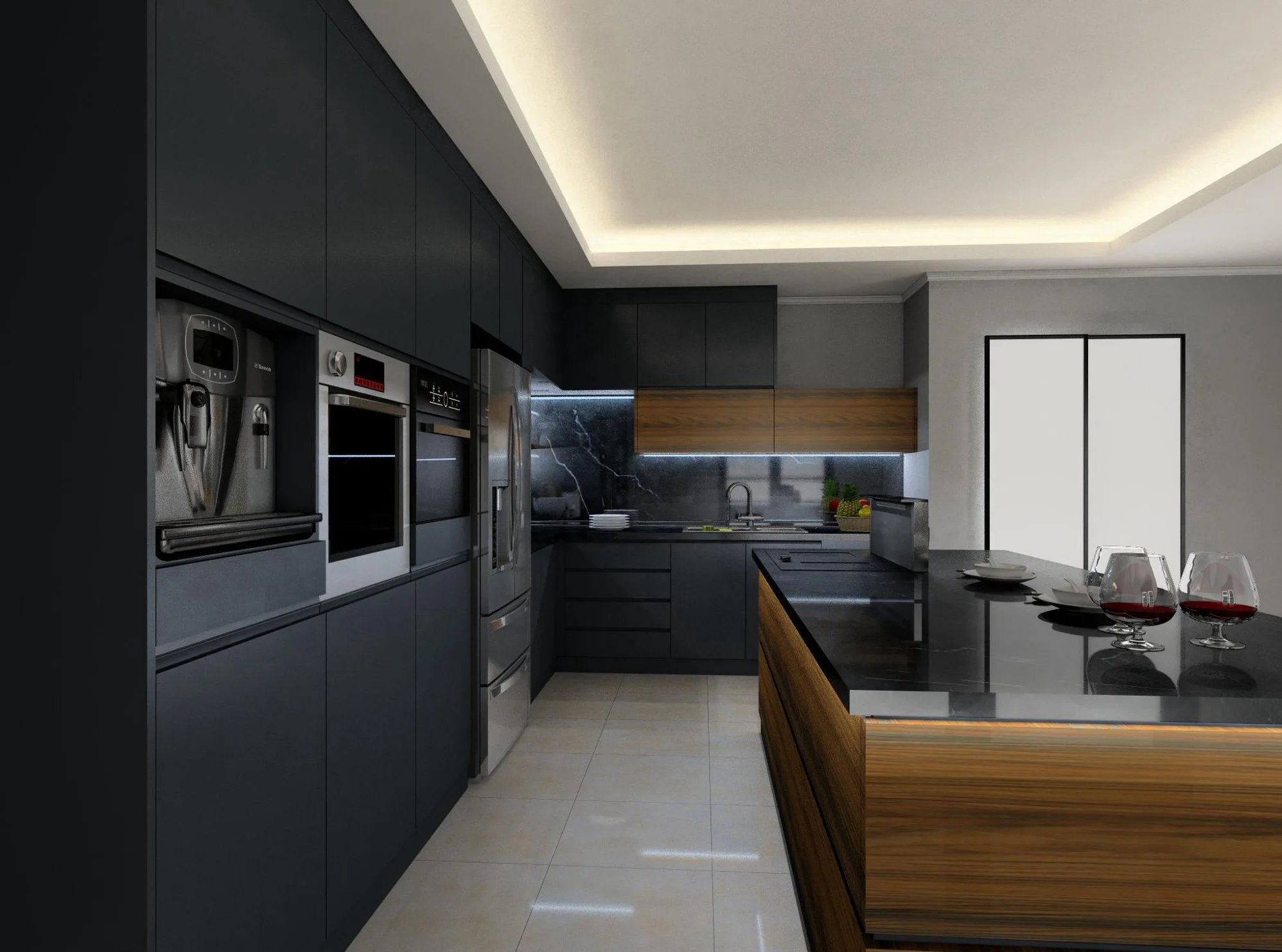 CFK88b 展示品 キムデザインスタジオ ニューオールドライト Mサイズ 黒 Shop Our Professional Manufacture of Dark Black MDF Cabinets