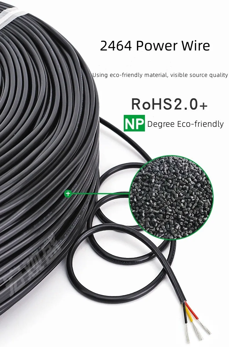 nuevos productos explosivos 22awg 4C 2464 control de potencia de alambre de cobre