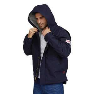 FRARCTEX Wholesale Industrial FR Fire Retardant Winter Wear Mechanics Jackets for Men Work