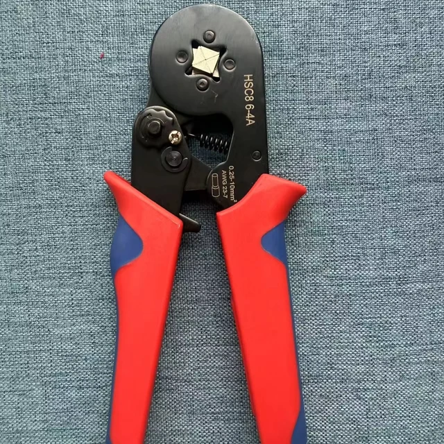 Professional HSC8 Industrial Crimping Pliers Steel Material for Efficient Electrical Connector Applications