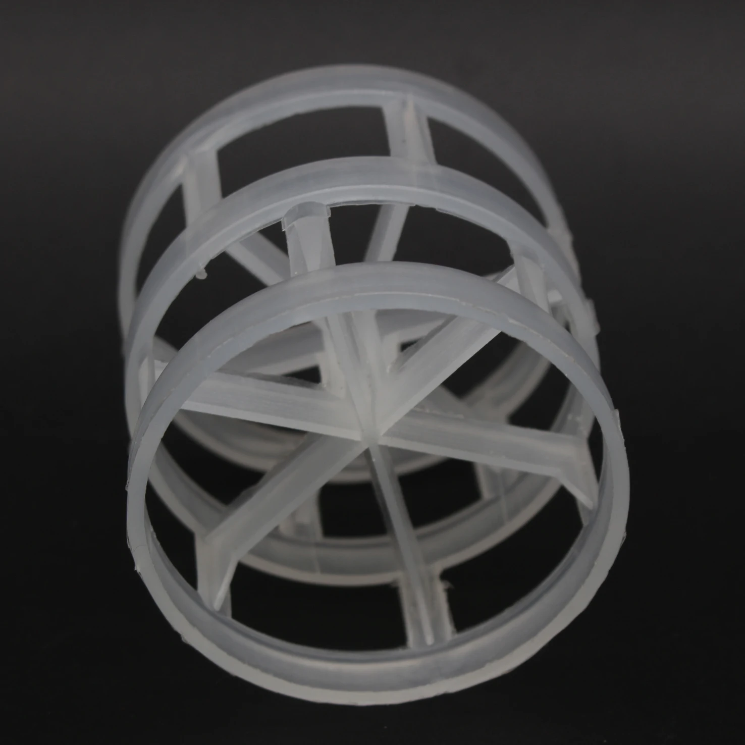 Factory Price Different Design PP PVC PPH CPVC PVDF Hiflow Ring Plastic Pall Ring for Random Packing in Scrubbing Tower