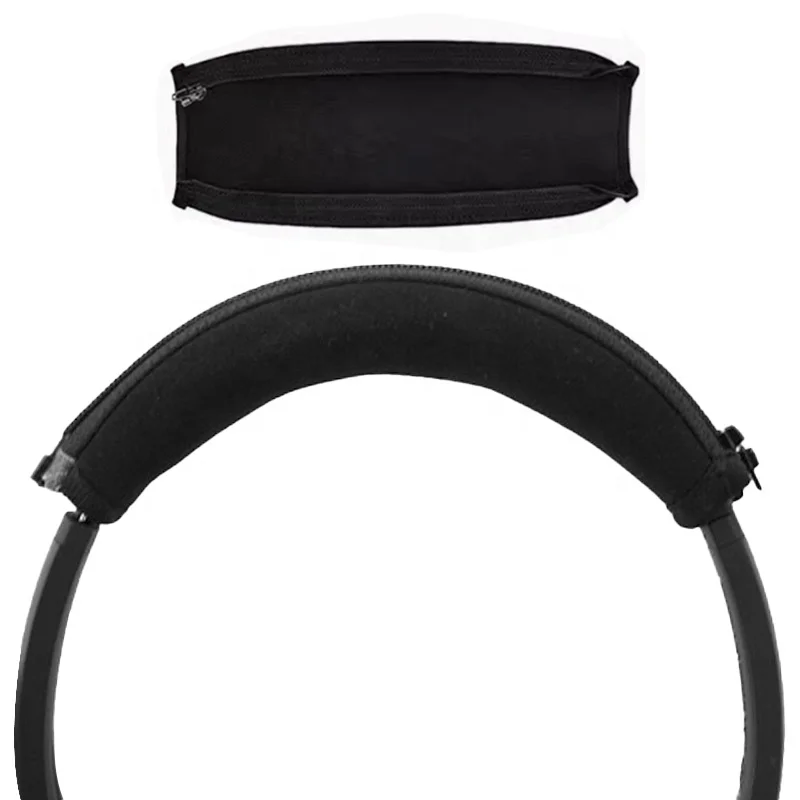 Headband Cover Replacement Headband Protector with Zipper for Bose SoundTrue OE2 Headphones Replacement Headband Cushion Pad