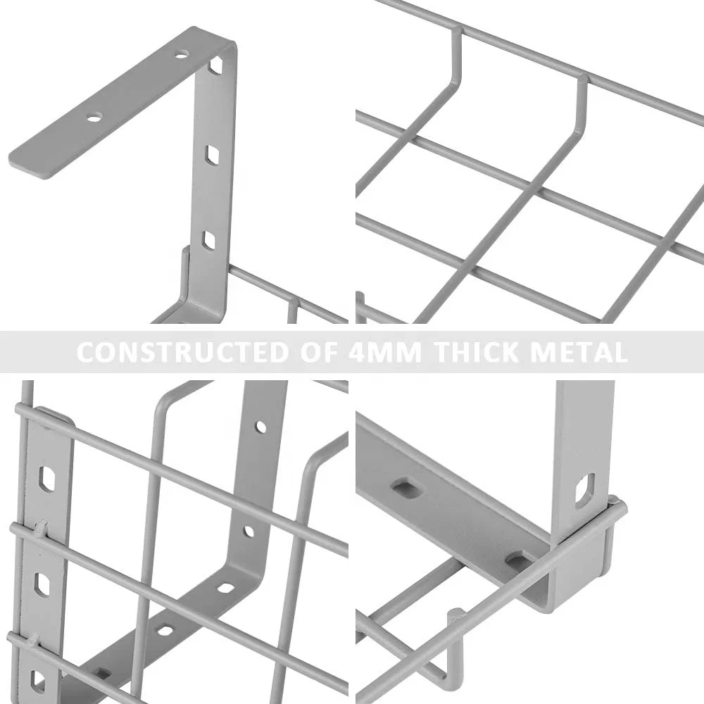 Foldable Under Desk Cable Organizer Basket