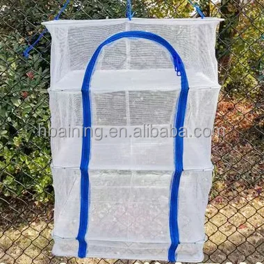 Net For Rice Drying 50*50*70cm 3 Layers Food Drying Net / Dry Fishing Seafood/fruit ...