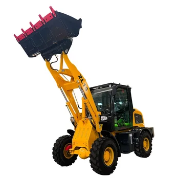 New 1.5 Ton Multi-Functional Front Loader Small Diesel Four-Wheel Drive Bucket Large Factory Agricultural Construction 1 Ton