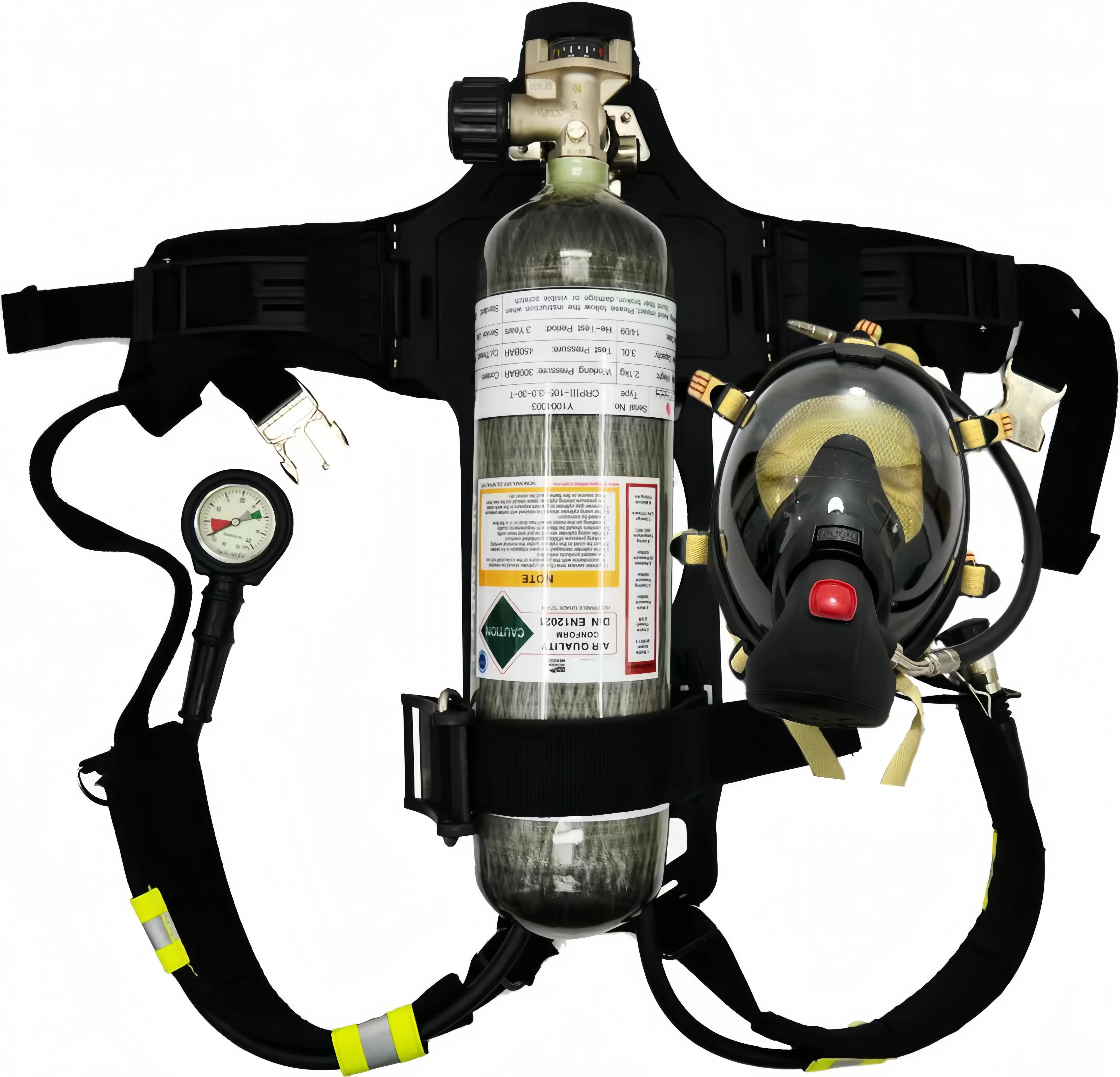 2024 New Design Scba Set Firefighting Use Professional Whole Set Carbon ...