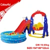 Coloful diapositiva swing con PISCINA DE BOLAS