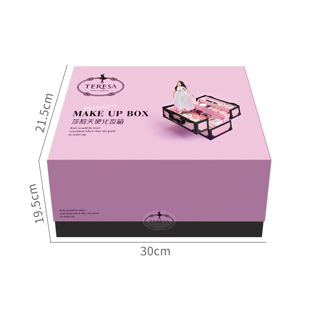 2021 Прямая продажа с фабрики, профессиональные наборы для макияжа, чехол для макияжа для детей, наборы для макияжа водомоющаяся формула, нетоксичные для детей
